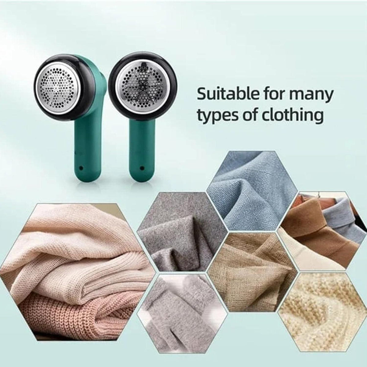 **Rechargeable Lint Remover | Portable Electric Fabric Shaver for Clothes, Sweaters & Upholstery | Random Color**