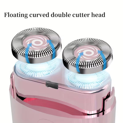 **Rechargeable Facial & Body Hair Remover for Women – Painless Electric Epilator for Face, Upper Lip, Underarms, Bikini & Legs