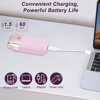 **Rechargeable Facial & Body Hair Remover for Women – Painless Electric Epilator for Face, Upper Lip, Underarms, Bikini & Legs