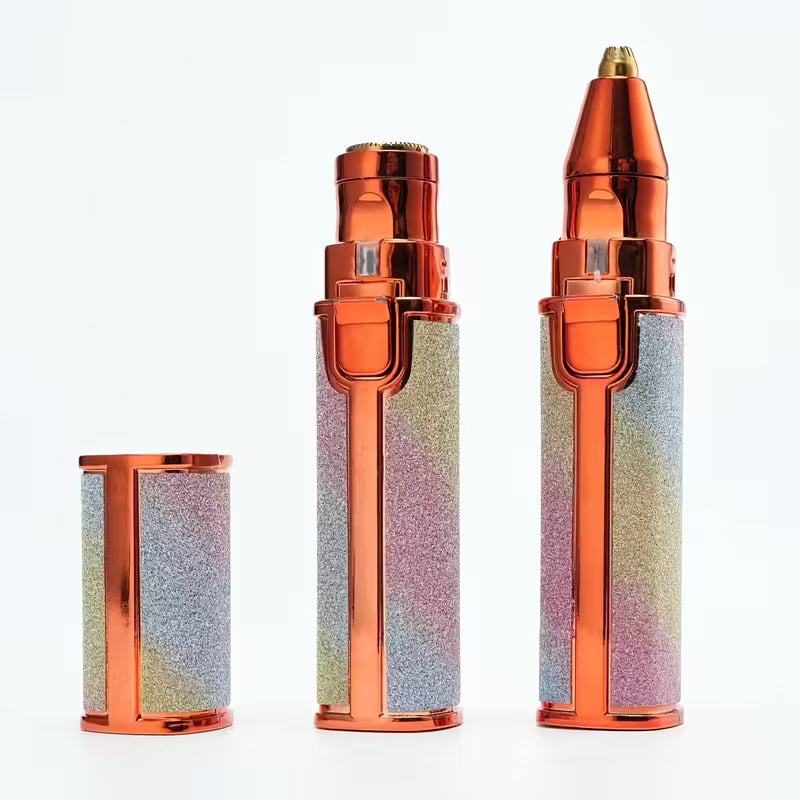 2-in-1 Eyebrow Trimmer & Facial Hair Remover – Precision Beauty Grooming Device for Women