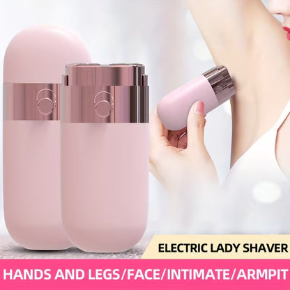 **Rechargeable Facial & Body Hair Remover for Women – Painless Electric Epilator for Face, Upper Lip, Underarms, Bikini & Legs