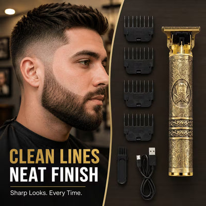 **Professional T9 Hair Trimmer – Cordless Electric Hair Clipper for Men, Beard & Hair Grooming**