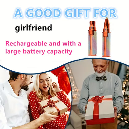 2-in-1 Eyebrow Trimmer & Facial Hair Remover – Precision Beauty Grooming Device for Women