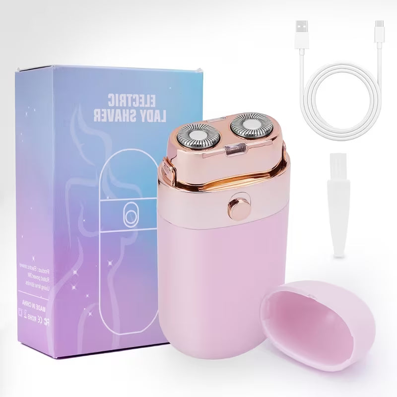 **Rechargeable Facial & Body Hair Remover for Women – Painless Electric Epilator for Face, Upper Lip, Underarms, Bikini & Legs