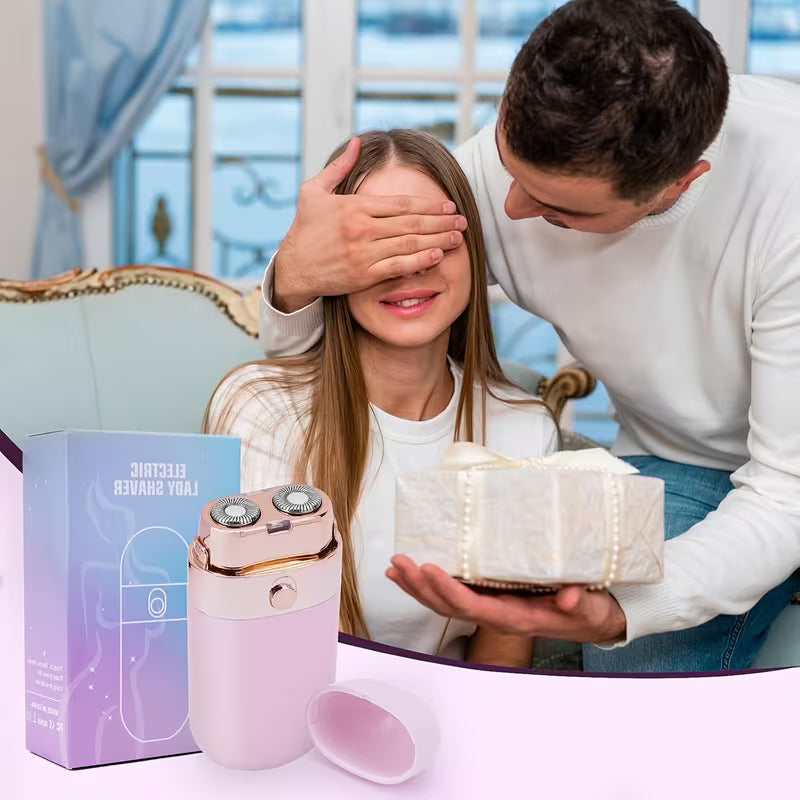 **Rechargeable Facial & Body Hair Remover for Women – Painless Electric Epilator for Face, Upper Lip, Underarms, Bikini & Legs